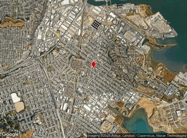  2136 Palou Ave, San Francisco, CA Parcel Map