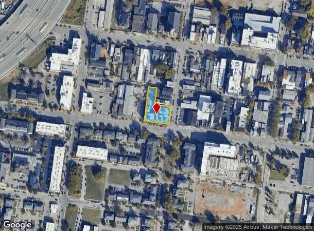  635 E Jefferson St, Louisville, KY Parcel Map