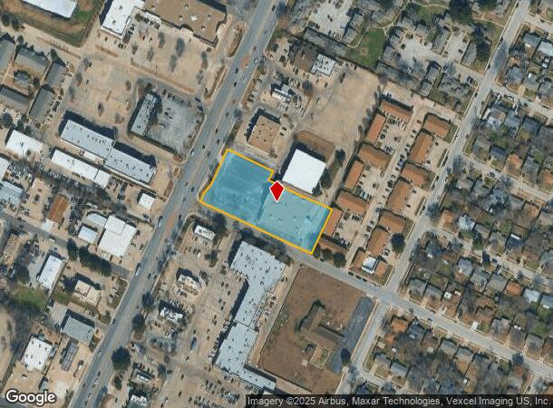 3611 S Cooper St, Arlington, TX Parcel Map