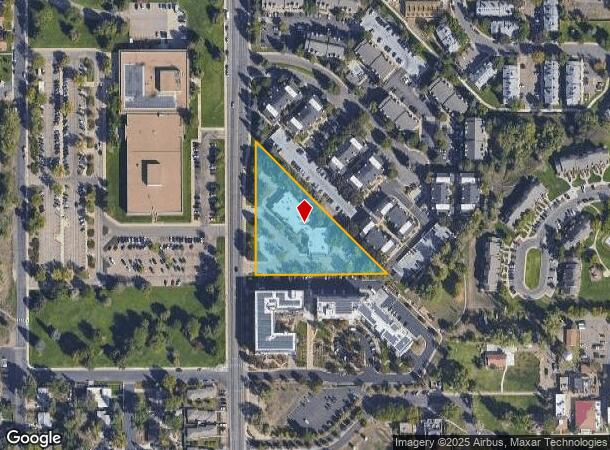  1750 Pierce St, Lakewood, CO Parcel Map