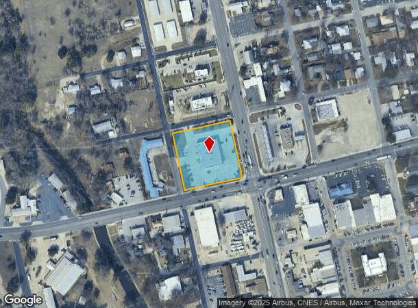  100 N Water St, Burnet, TX Parcel Map