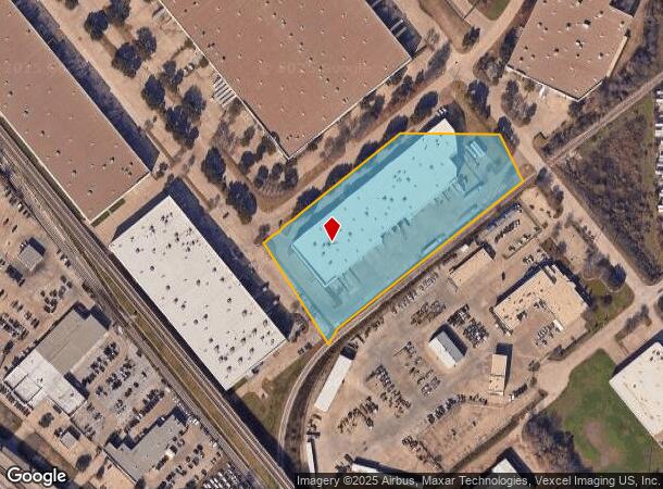  2720 Commodore Dr, Carrollton, TX Parcel Map