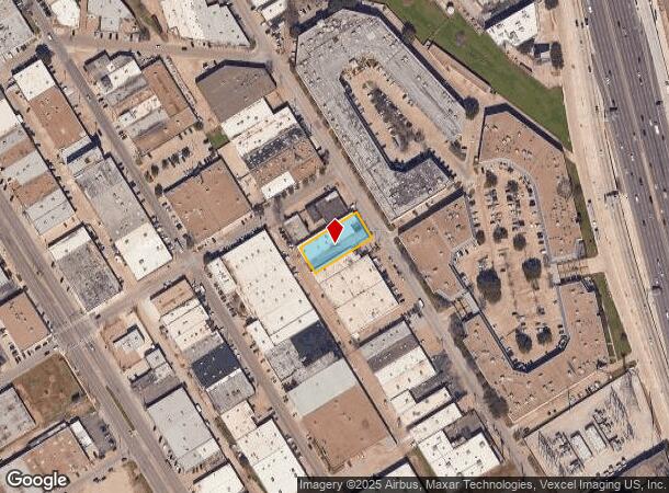 1123 Slocum St, Dallas, TX Parcel Map