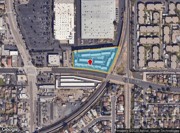  2301 E Market St, Long Beach, CA Parcel Map