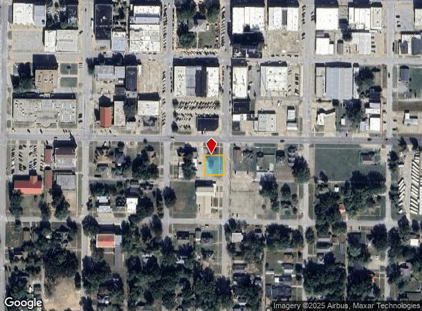  100 W 8Th St, Okmulgee, OK Parcel Map