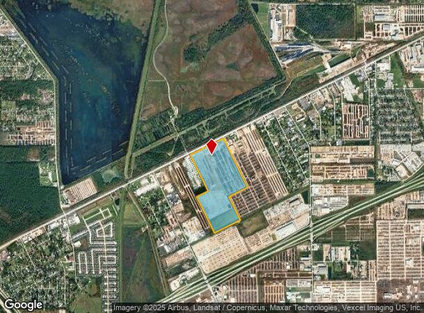 15706 Beaumont Hwy, Houston, TX Parcel Map