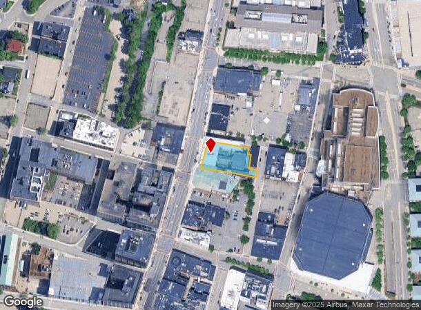  303 Main St, Worcester, MA Parcel Map