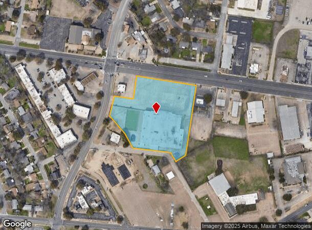 1900 N Valley Mills Dr, Waco, TX Parcel Map