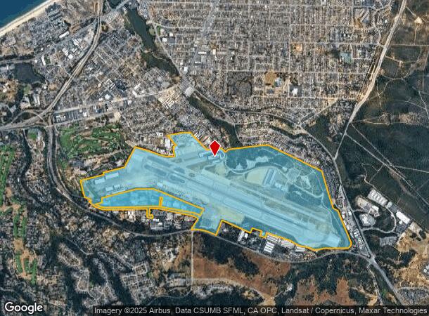  1200 Airport Rd, Monterey, CA Parcel Map