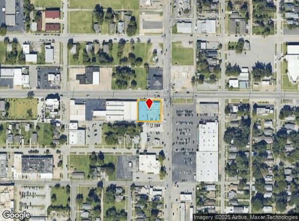  1644 E 3Rd St, Tulsa, OK Parcel Map