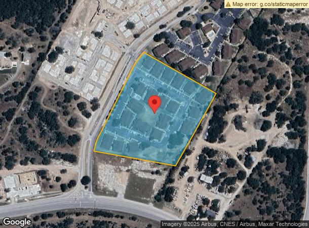  1600 Mustang Dr, Marble Falls, TX Parcel Map