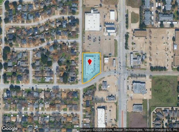 6651 Hightower Dr, Watauga, TX Parcel Map