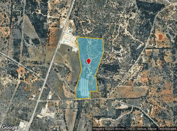  575 Ranch Rd E, Round Mountain, TX Parcel Map