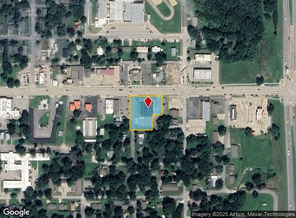 806 E Downing St, Tahlequah, OK Parcel Map