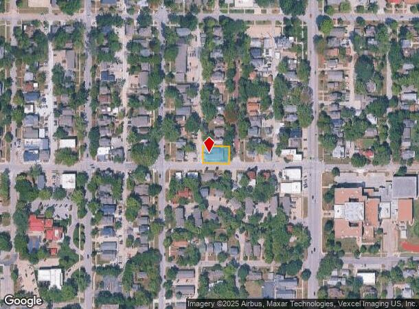 1345 Vermont St, Lawrence, KS Parcel Map