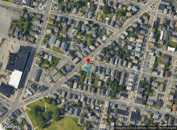  1244 S Main St, Fall River, MA Parcel Map