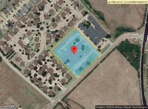  250 W British Flying School Blvd, Terrell, TX Parcel Map