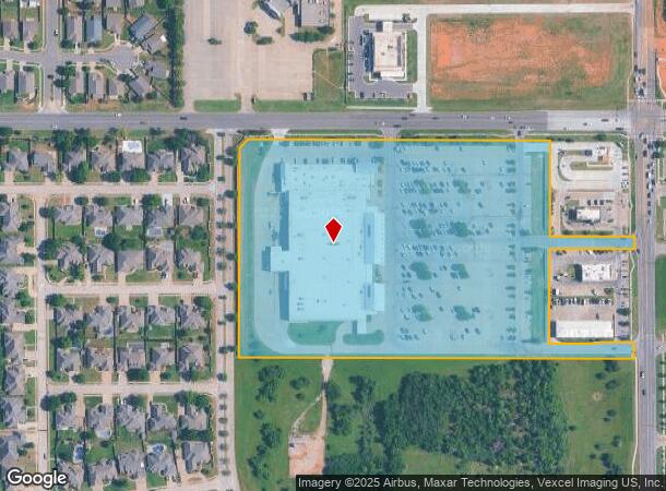 10601 S May Ave, Oklahoma City, OK Parcel Map