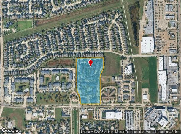 2100 W Baker Rd, Baytown, TX Parcel Map