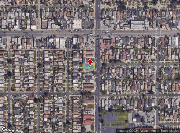  7233 S Normandie Ave, Los Angeles, CA Parcel Map