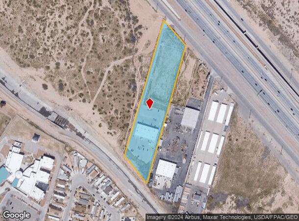  9244 Gateway Blvd E, El Paso, TX Parcel Map