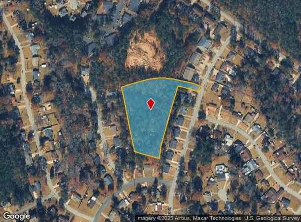  1908 Bunker Hill Rd, Columbus, GA Parcel Map