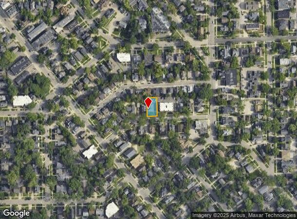 1015 Vaughn St, Ann Arbor, MI Parcel Map