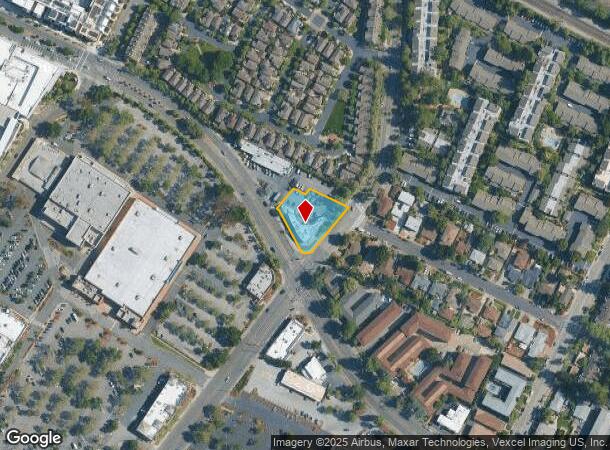 2500 California St, Mountain View, CA Parcel Map