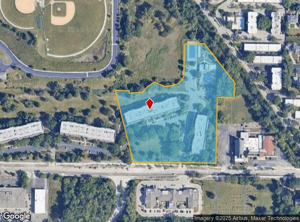  1900 Chestnut Ave, Glenview, IL Parcel Map