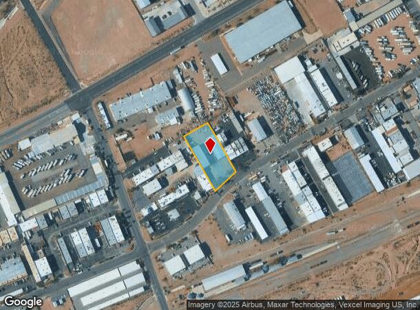 1594 Foothill Dr, Boulder City, NV Parcel Map