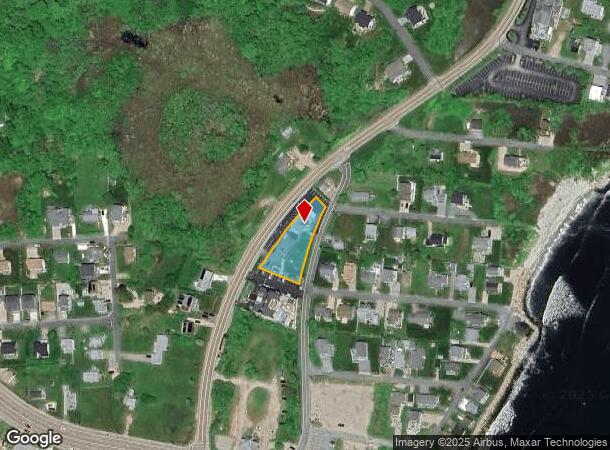 1208 Ocean Rd, Narragansett, RI Parcel Map