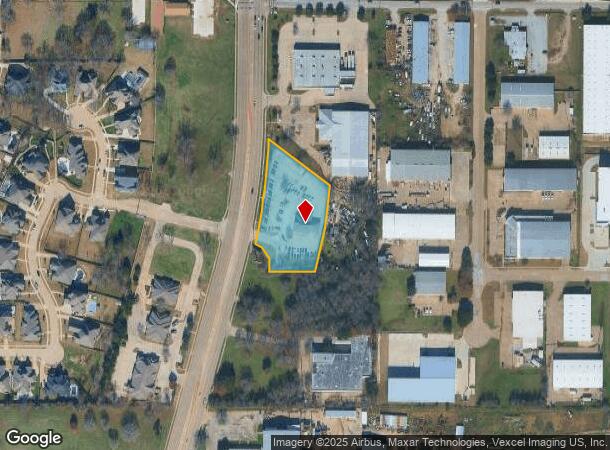  7401 S Cooper St, Arlington, TX Parcel Map