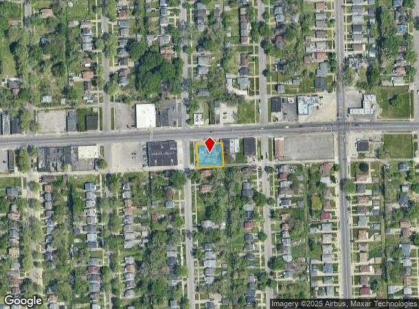  1750 E 7 Mile Rd, Highland Park, MI Parcel Map