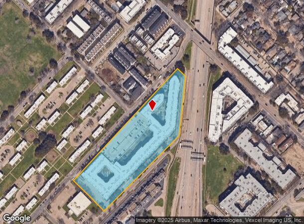  2924 Lucas Dr, Dallas, TX Parcel Map