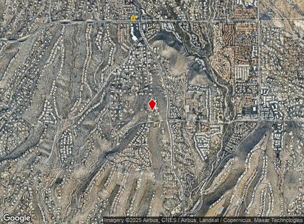  6865 E Sunrise Dr, Tucson, AZ Parcel Map