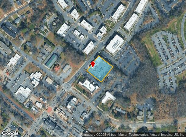 316 N Trade St, Matthews, NC Parcel Map