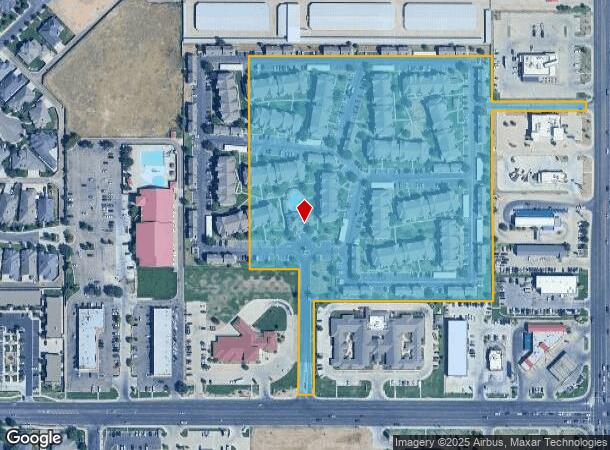 7550 Hillside Rd, Amarillo, TX Parcel Map