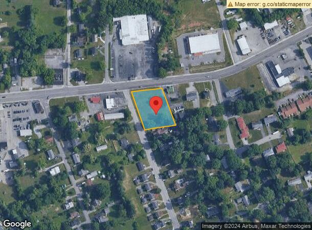  511 Roanoke St, Christiansburg, VA Parcel Map