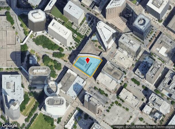 1315 Louisiana St, Houston, TX Parcel Map