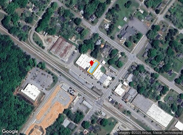  1910 Railroad St, Statham, GA Parcel Map