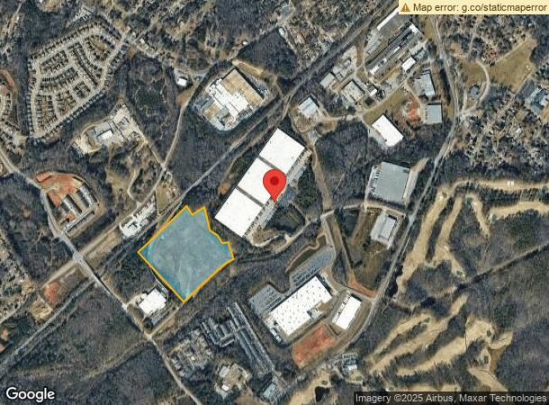  2560 W Park Dr, Gainesville, GA Parcel Map