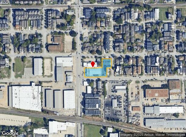 1302 Houston Ave, Houston, TX Parcel Map