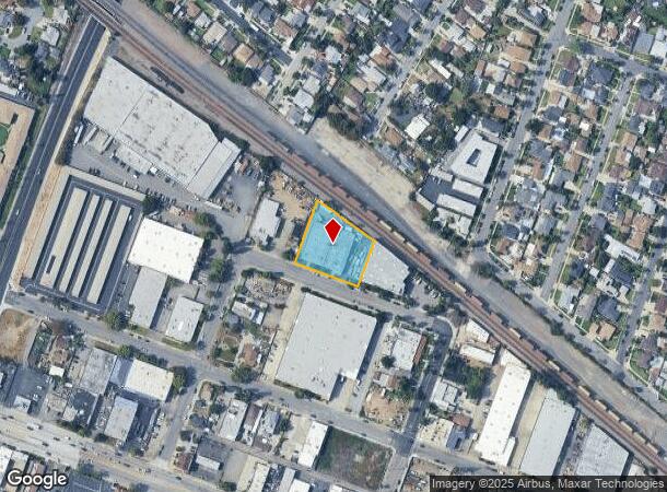 9129 Perkins St, Pico Rivera, CA Parcel Map