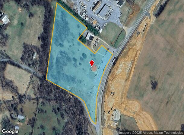 3611 Berryville Pike, Charles Town, WV Parcel Map