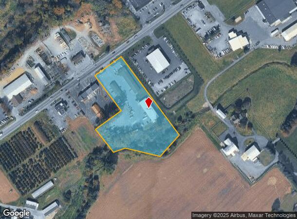 1243 N Reading Rd, Stevens, PA Parcel Map