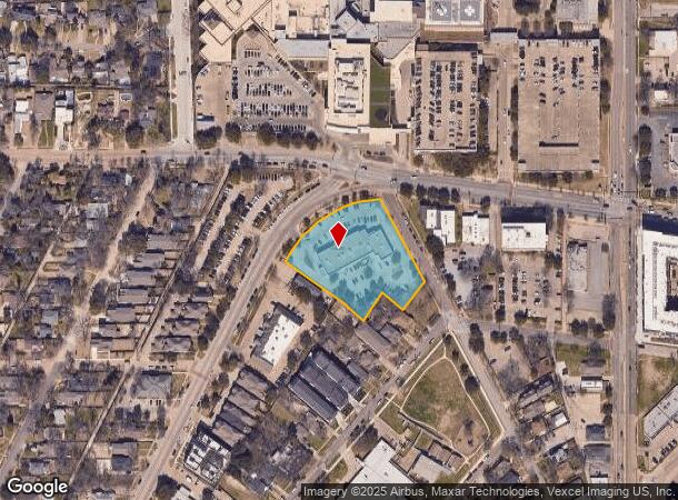  1222 N Bishop Ave, Dallas, TX Parcel Map