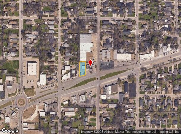  4201 W Jefferson Blvd, Dallas, TX Parcel Map