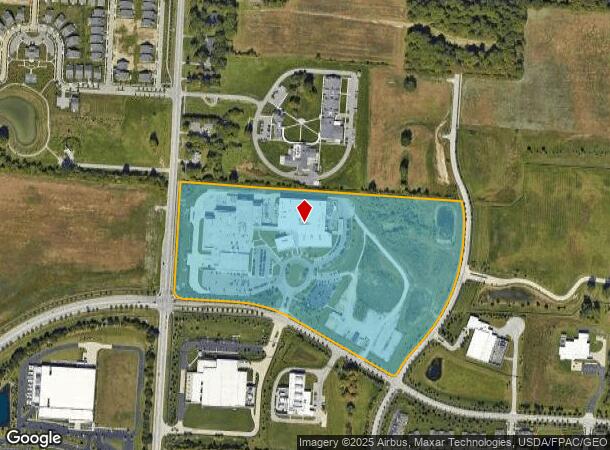 6610 New Albany Rd E, New Albany, OH Parcel Map