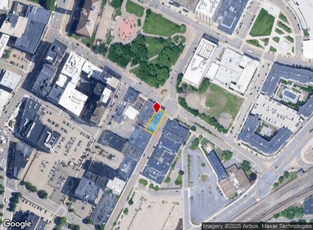 80 Franklin St, Worcester, MA Parcel Map