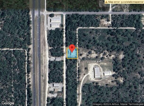  17360 Necklace Warbler Ave, Weeki Wachee, FL Parcel Map